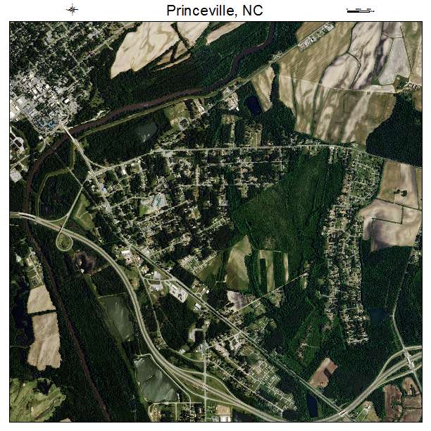 Princeville, NC air photo map