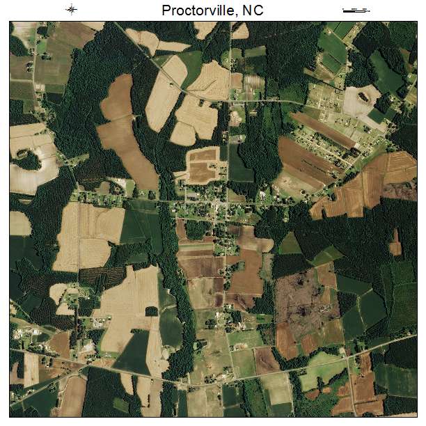 Proctorville, NC air photo map