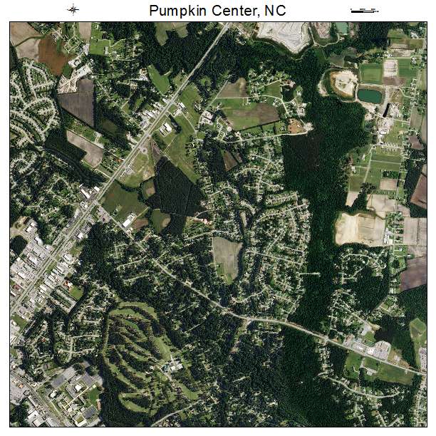 Pumpkin Center, NC air photo map