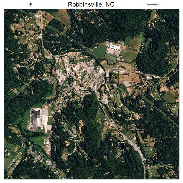 Robbinsville, NC air photo map