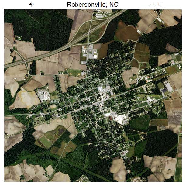 Robersonville, NC air photo map