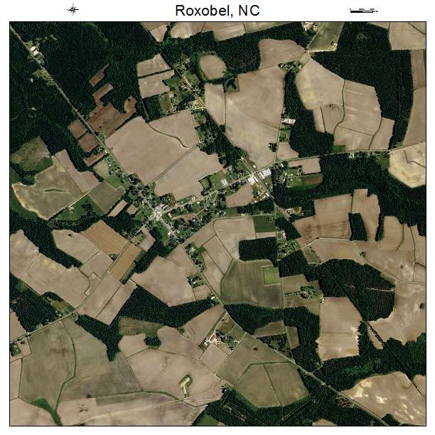 Roxobel, NC air photo map