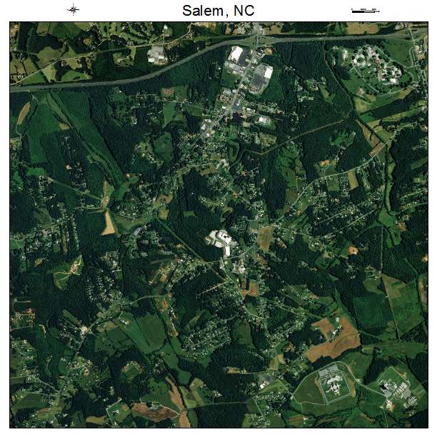 Salem, NC air photo map