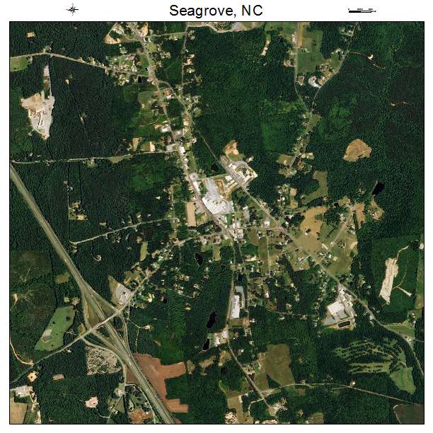 Seagrove, NC air photo map