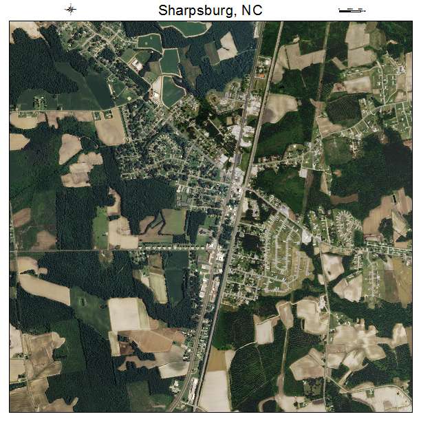 Sharpsburg, NC air photo map