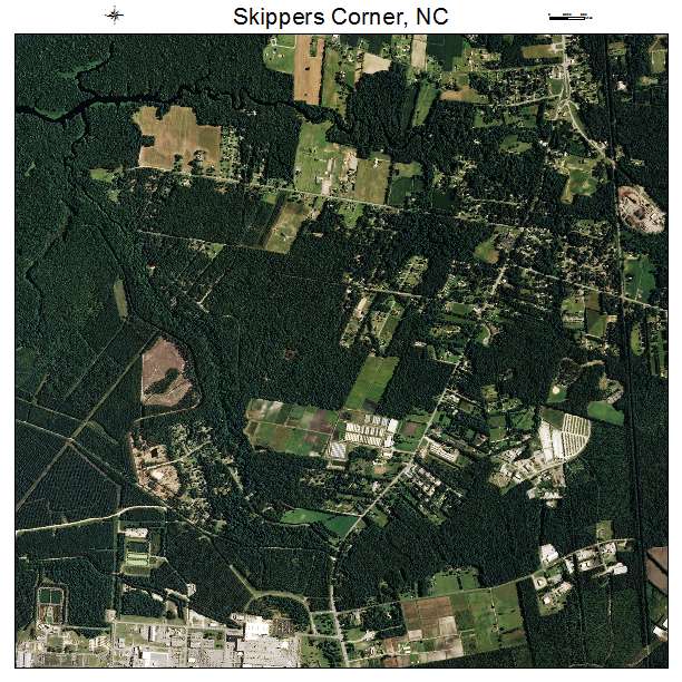 Skippers Corner, NC air photo map