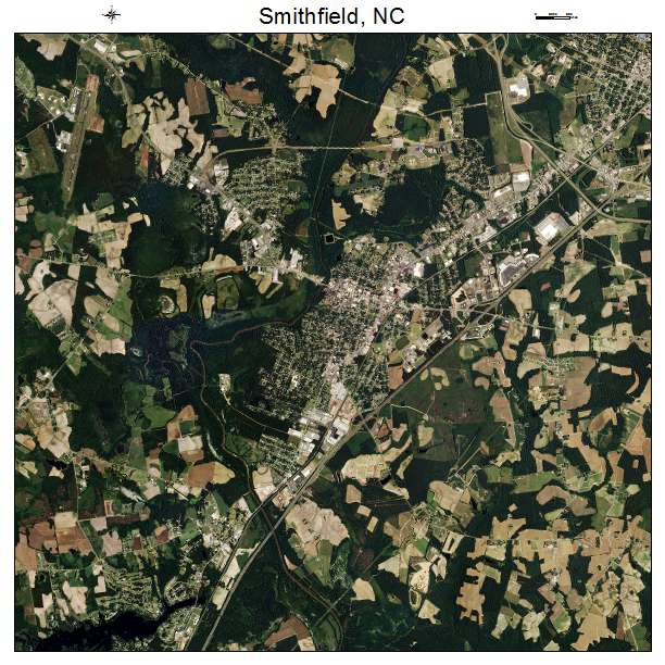 Smithfield, NC air photo map