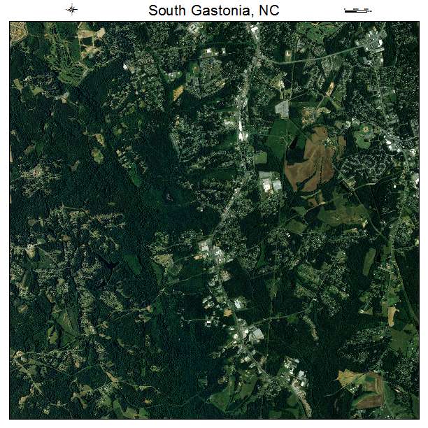 South Gastonia, NC air photo map