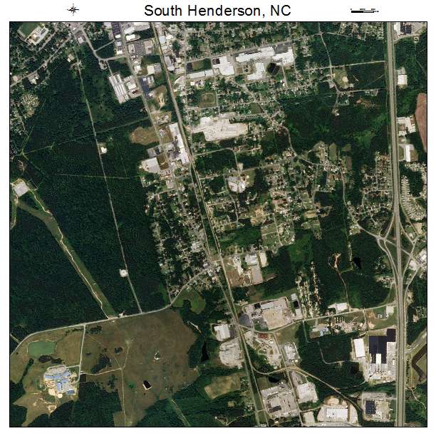 South Henderson, NC air photo map