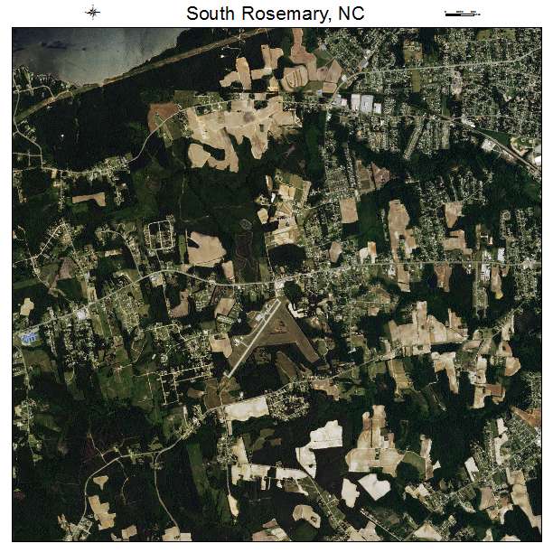South Rosemary, NC air photo map