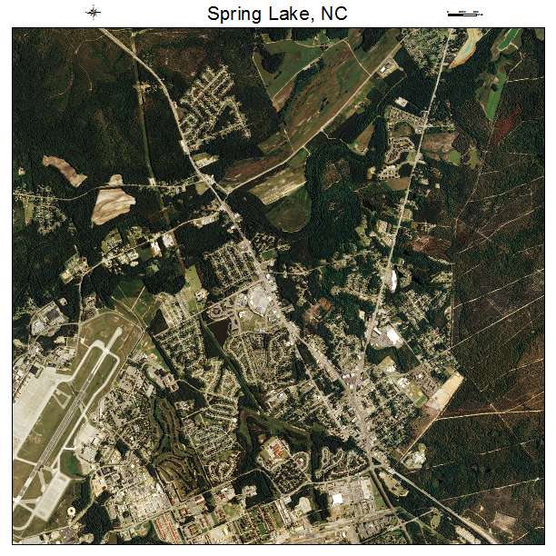 Aerial Photography Map of Spring Lake, NC North Carolina