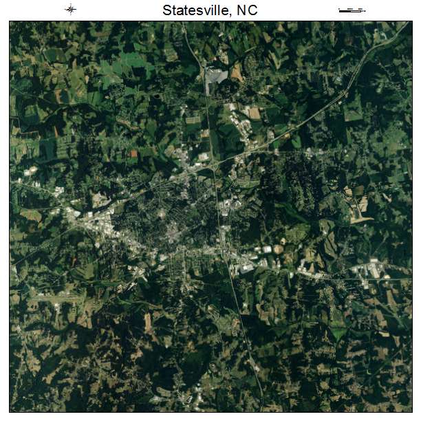 Statesville, NC air photo map