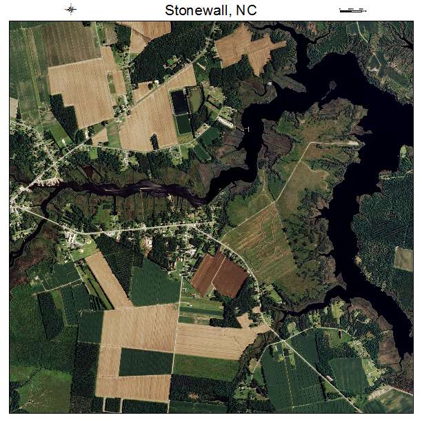 Stonewall, NC air photo map