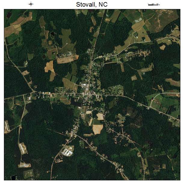 Stovall, NC air photo map