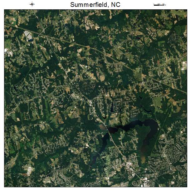 Summerfield, NC air photo map