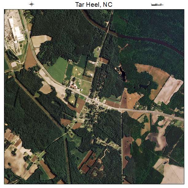 Tar Heel, NC air photo map