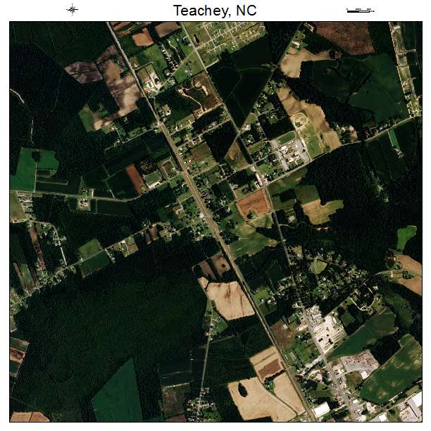 Teachey, NC air photo map