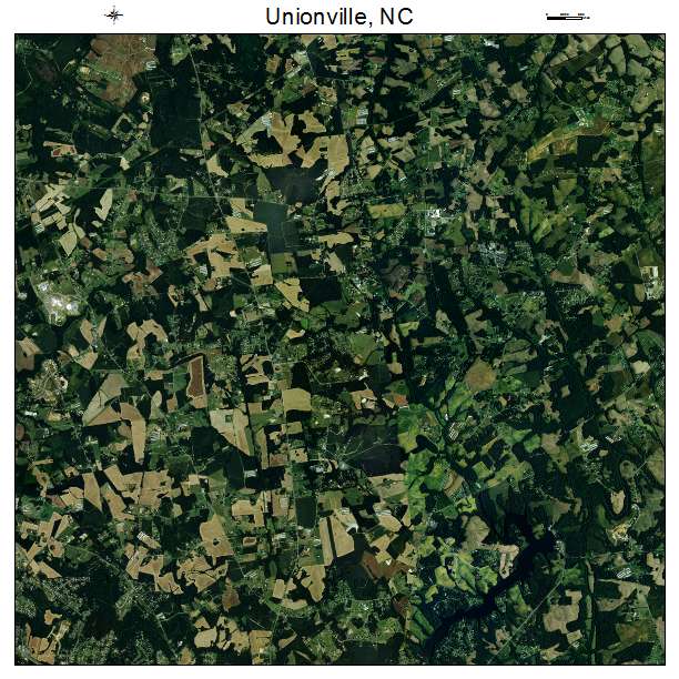 Unionville, NC air photo map