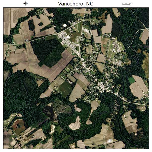 Vanceboro, NC air photo map