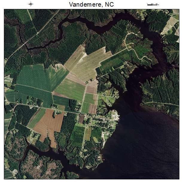 Vandemere, NC air photo map