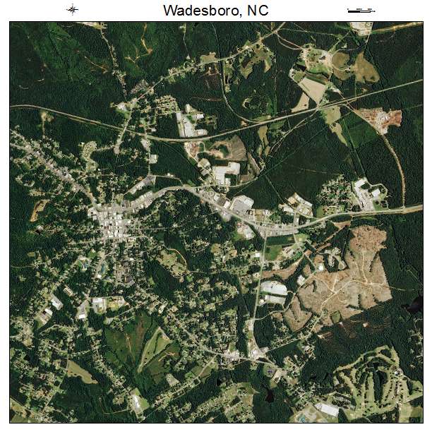 Wadesboro, NC air photo map
