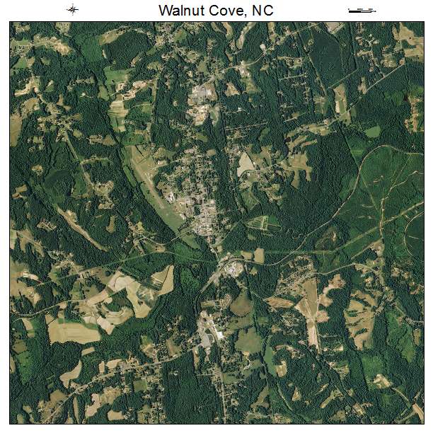 Walnut Cove, NC air photo map