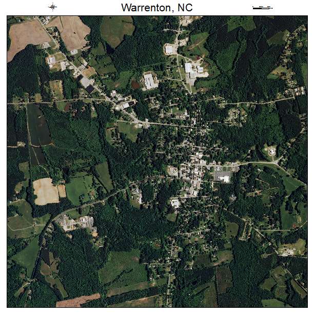 Warrenton, NC air photo map