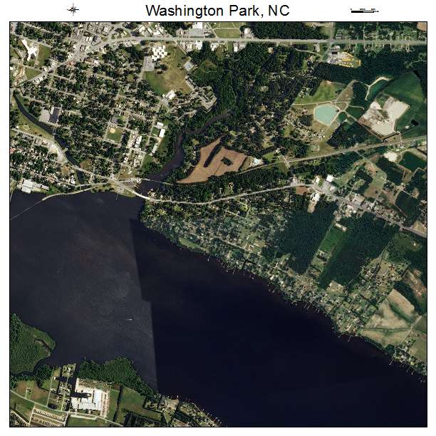 Washington Park, NC air photo map