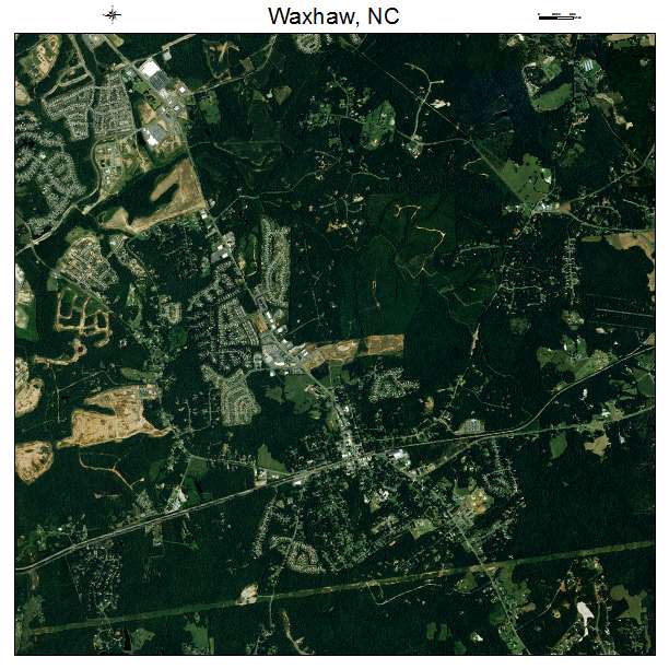 Waxhaw, NC air photo map