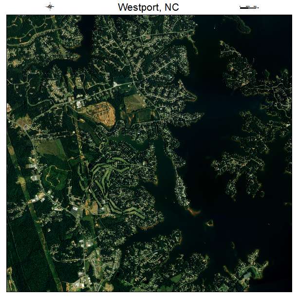 Westport, NC air photo map