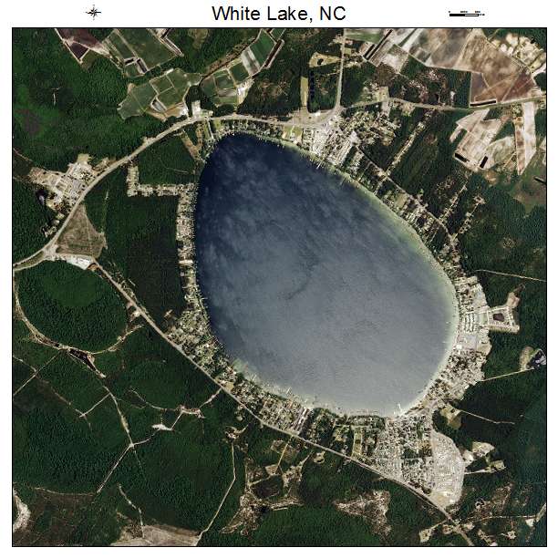 White Lake, NC air photo map