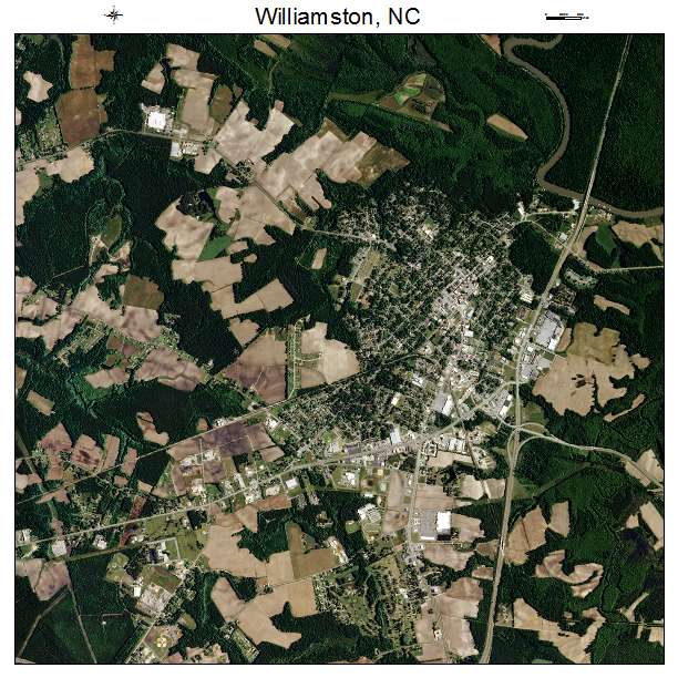 Williamston, NC air photo map