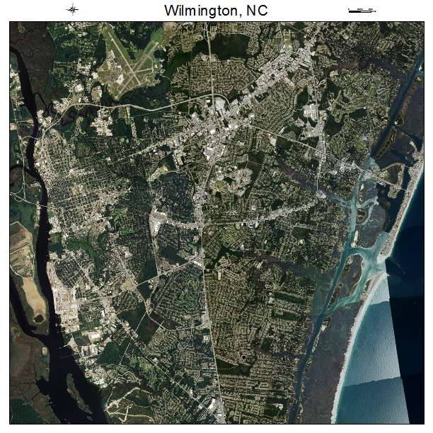 Wilmington, NC air photo map