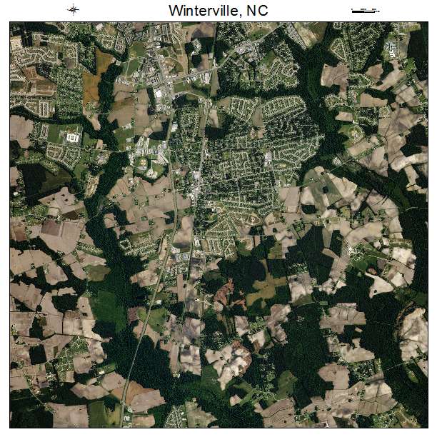 Winterville, NC air photo map