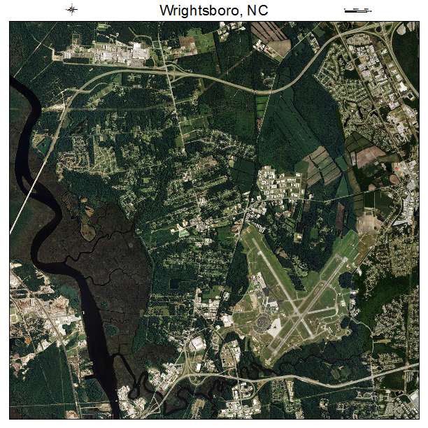 Wrightsboro, NC air photo map