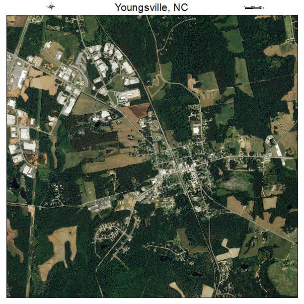 Youngsville, NC air photo map