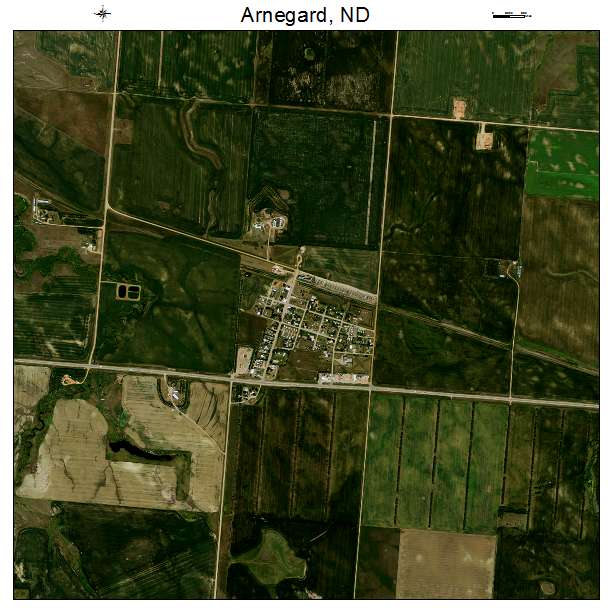 Arnegard, ND air photo map