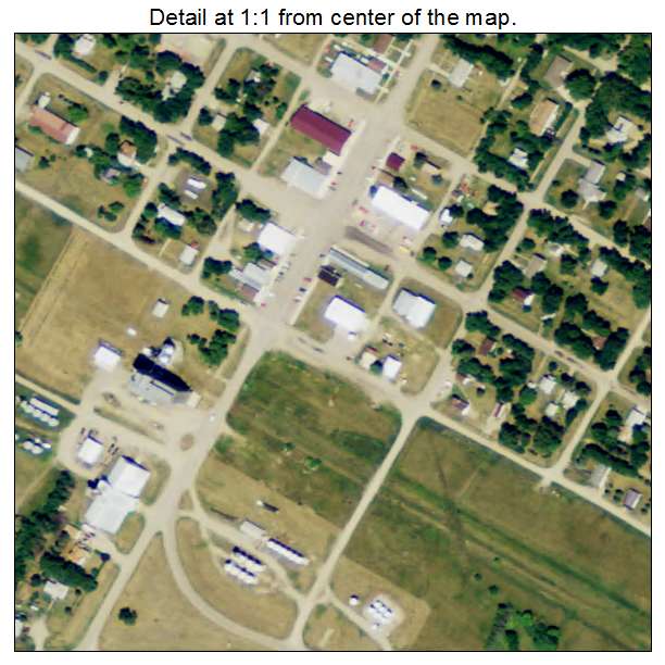 Binford, North Dakota aerial imagery detail