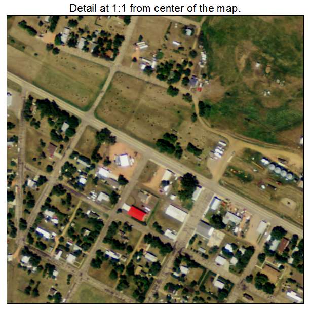 Dodge, North Dakota aerial imagery detail