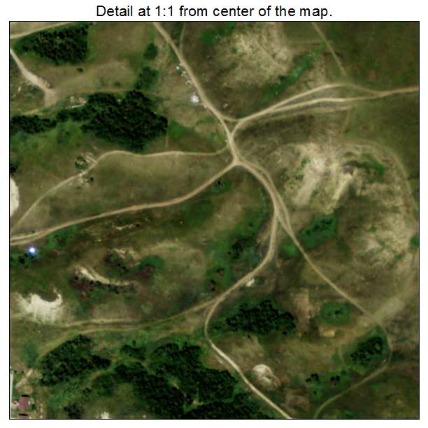 Four Bears Village, North Dakota aerial imagery detail