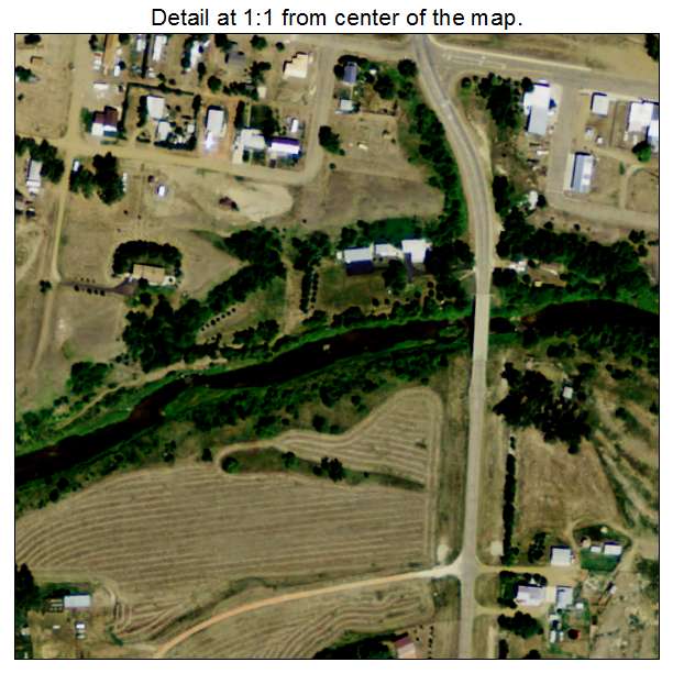 Gladstone, North Dakota aerial imagery detail