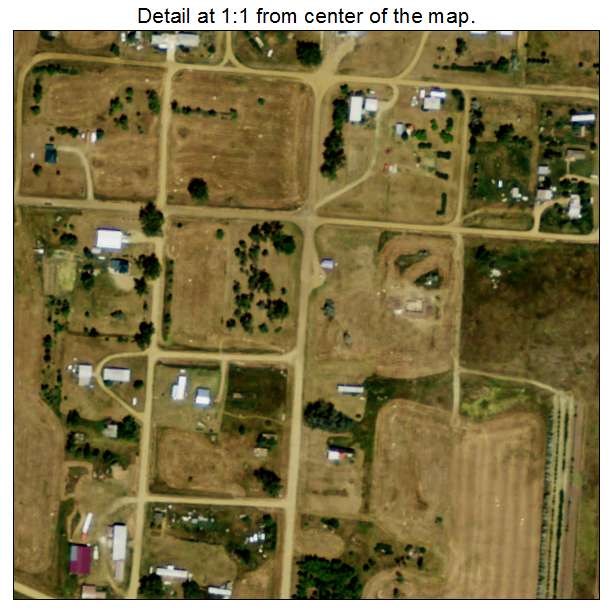Haynes, North Dakota aerial imagery detail