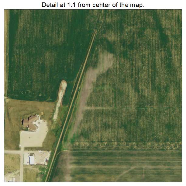 Horace, North Dakota aerial imagery detail