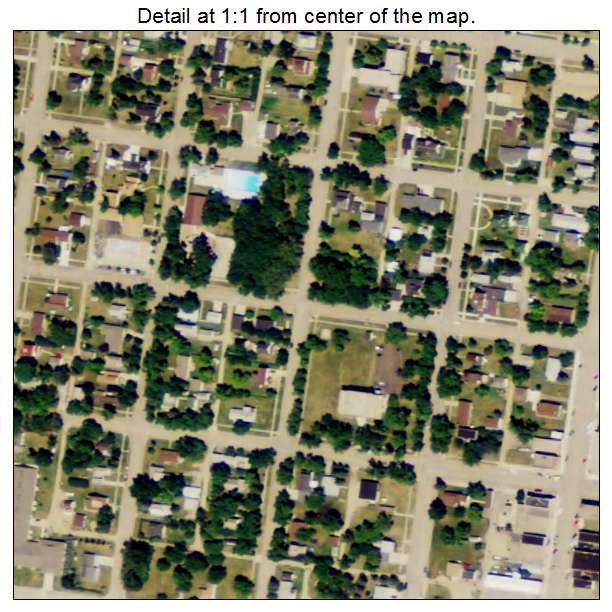 Lakota, North Dakota aerial imagery detail