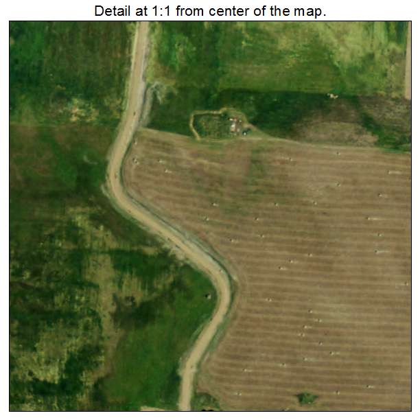 Lincoln, North Dakota aerial imagery detail