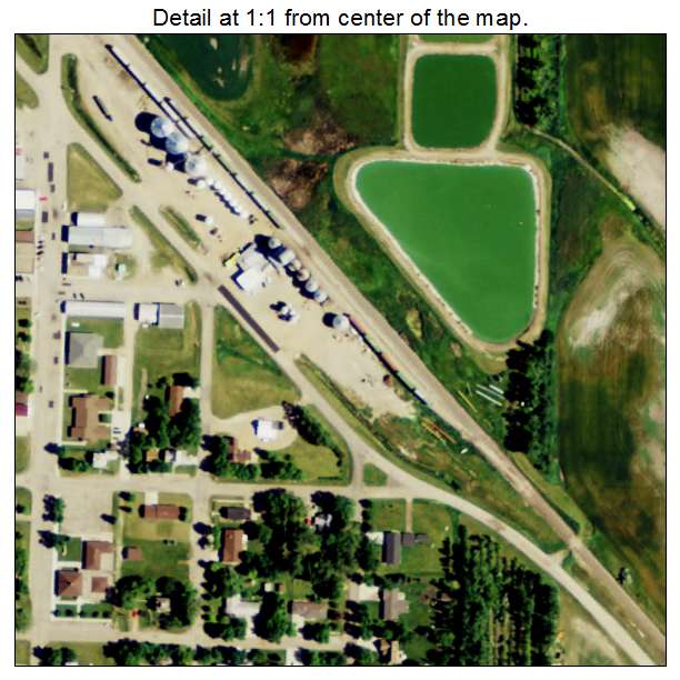 Munich, North Dakota aerial imagery detail