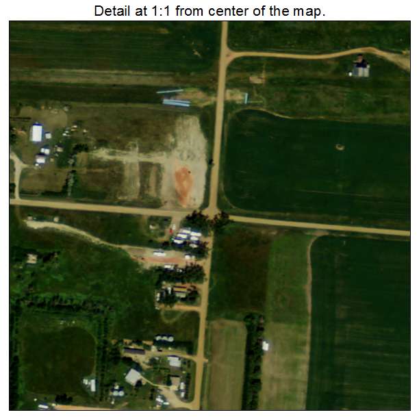 Rawson, North Dakota aerial imagery detail