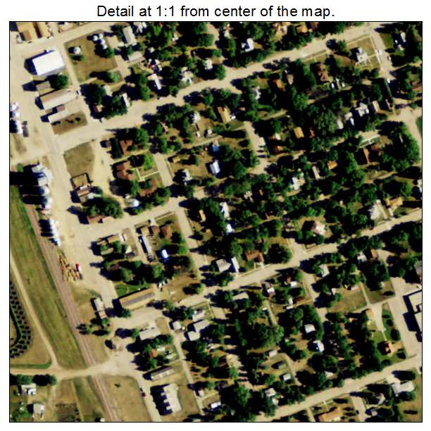 Sheyenne, North Dakota aerial imagery detail