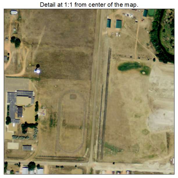 South Heart, North Dakota aerial imagery detail