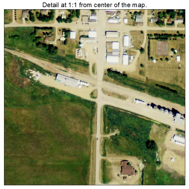 Tolna, North Dakota aerial imagery detail